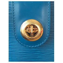 Louis Vuitton-Louis Vuitton - Cluny shoulder bag in blue epi leather-Blue