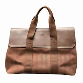 Hermès-Sac à main Hermes Valparaiso MM H marron-Marron