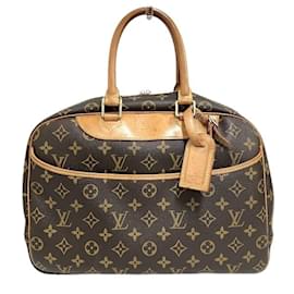 Louis Vuitton-Louis Vuitton Monogram Deauville Handbag-Brown