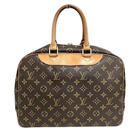 Louis Vuitton-Louis Vuitton Monogram Deauville Handbag-Brown