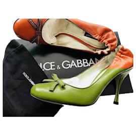 Dolce & Gabbana-Stunning New  Shoes-Brown,Orange