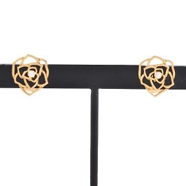 Brincos de diamante Rose Piaget em ouro rosa 18K Outro