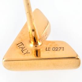 Louis Vuitton-Louis Vuitton Essential V Earrings-Golden
