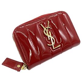 Monedero Saint Laurent YSL en rojo Roja