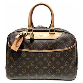 Louis Vuitton-Louis Vuitton Monogram Deauville Handbag-Brown