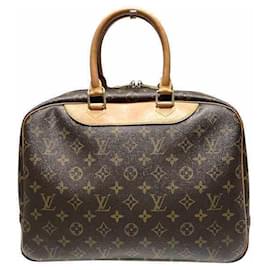 Louis Vuitton-Louis Vuitton Monogram Deauville Handbag-Brown