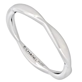 Chanel-Chanel Camellia Platinum Band Ring-Other