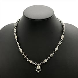 Autre Marque-Lord Camelot Silver Necklace-Black,Silvery