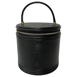 Louis Vuitton-Louis Vuitton Epi Cannes Handbag-Black
