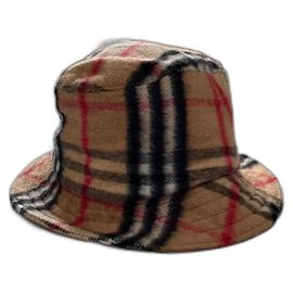 Burberry Cashmere Check Bucket Hat Multiple colors