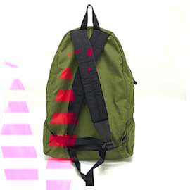 Balenciaga-Balenciaga 507460 Logo Bag Backpack-Black,Red
