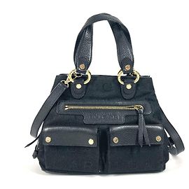 Bulgari Bvlgari Logo Logomania Bag Black