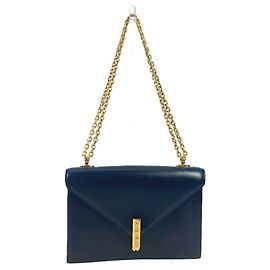 Hermès HERMES Vintage Alcazar Shoulder Bag Navy blue