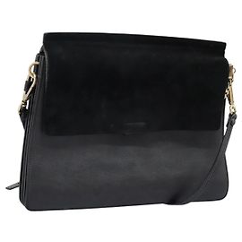 Chloé Sac à épaule Chloe Fay en cuir suédé noir Auth KD130 Noir