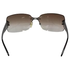 Céline-CELINE Sunglasses plastic Brown Auth yk17687-Brown