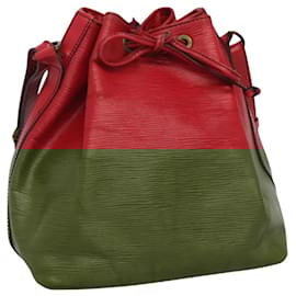 Louis Vuitton-LOUIS VUITTON Epi Petit Noe Shoulder Bag Red M44107 LV Auth bs23406-Red
