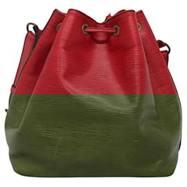 Louis Vuitton-LOUIS VUITTON Epi Petit Noe Shoulder Bag Red M44107 LV Auth bs23406-Red