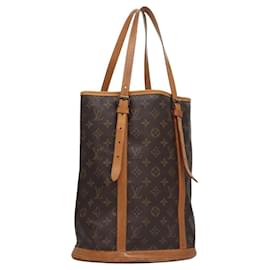 Louis Vuitton-LOUIS VUITTON Monogram Bucket GM Shoulder Bag M42236 LV Auth nb263-Monogram