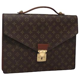 Louis Vuitton-LOUIS VUITTON Monogram Porte Documents Bandouliere Bag M53338 Auth ep7806-Monogram