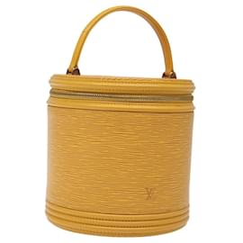 Louis Vuitton-LOUIS VUITTON Epi Cannes Hand Bag Yellow M48039 LV Auth 113315-Yellow
