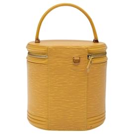 Louis Vuitton-LOUIS VUITTON Epi Cannes Hand Bag Yellow M48039 LV Auth 113315-Yellow