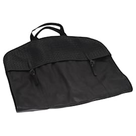 Autre Marque-BOTTEGAVENETA Garment Cover Leather Black Auth bs22731-Black