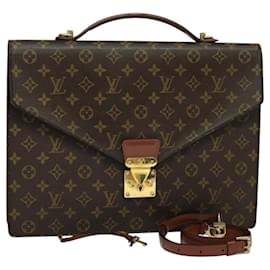 Louis Vuitton-LOUIS VUITTON Monogram Porte Documents Bandouliere Bag M53338 Auth ep7782-Monogram