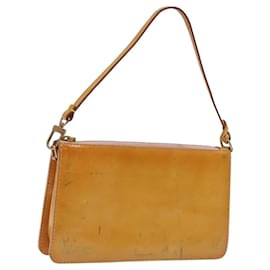 Louis Vuitton-LOUIS VUITTON Vernis Lexington Pouch Marshmallow Pink M91057 LV Auth EC455-Other