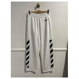 Off White-OFF-WHITE Trousers T.International XS Cotton-White