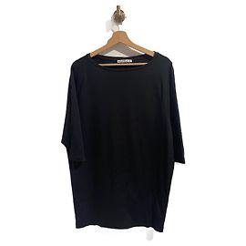ACNE STUDIOS Top T.International S Cotone Nero