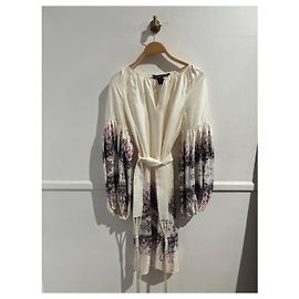 THOMAS WYLDE Kleider T.International S Seide Weiß