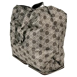Hermès-Hermes Silky Pop Eco Bag in Dark Brown-Dark brown