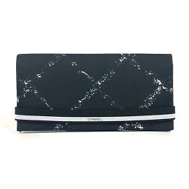 Chanel A14344 Long Wallet Black