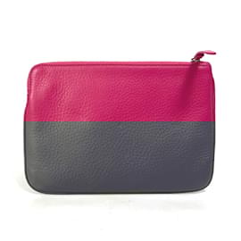 Balenciaga-Balenciaga Logo Everyday Pouch M Bag Clutch-Black,Pink