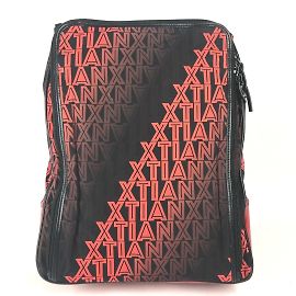 Christian Louboutin Black and Red Backpack Black Red