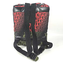 Christian Louboutin-Christian Louboutin Black and Red Backpack-Black,Red