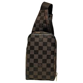 Louis Vuitton-Louis Vuitton Damier Geronimos Shoulder Bag-Brown