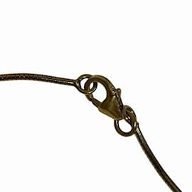 Hermès-Hermes Pop H Ash Pink x Gold Necklace-Pink,Golden