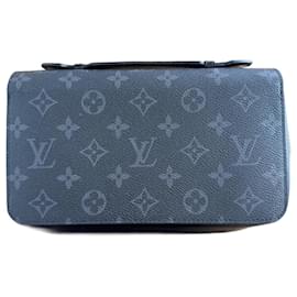 Louis Vuitton-Zippy XL-Black,Dark grey