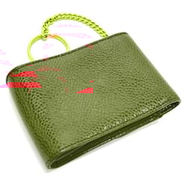 Chanel-Chanel CC Coco Mark Mini Pouch Cigarette Case-Red