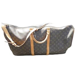 Louis Vuitton-Louis Vuitton Keepall 60 Bandoulière Monogram Canvas Vintage 1985-Brown