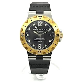 Bulgari-Bvlgari Diagono Scuba SD38SG Automatic Date Watch-Other
