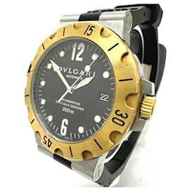 Bulgari-Bvlgari Diagono Scuba SD38SG Automatic Date Watch-Other
