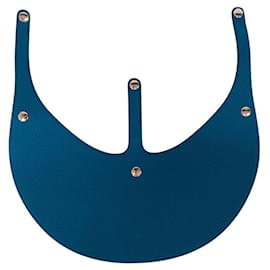 Hermès-Hermes Reversible Sun Visor-Blue,Cream