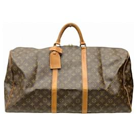 Louis Vuitton-Louis Vuitton Monogram Keepall 60 Bag-Brown