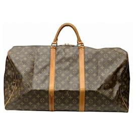 Louis Vuitton-Louis Vuitton Monogram Keepall 60 Bag-Brown