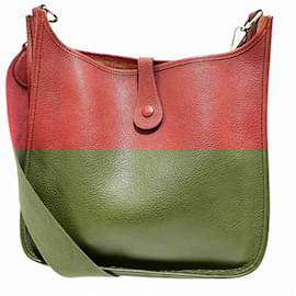 Hermès-Sac à main épaule Hermes Evelyn 1PM-Bordeaux