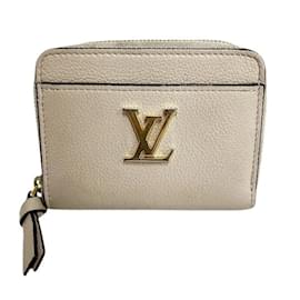 Louis Vuitton-Louis Vuitton Lockme Zippy Coin Purse-Grey