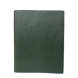 Louis Vuitton-Louis Vuitton Taiga Agenda Bureau Notebook Cover-Green