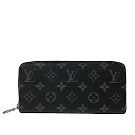 Louis Vuitton-Louis Vuitton Monogram Eclipse Long Wallet-Black